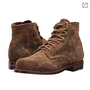NEW Wolverine 1000 Mile Camo Boot in Suede
